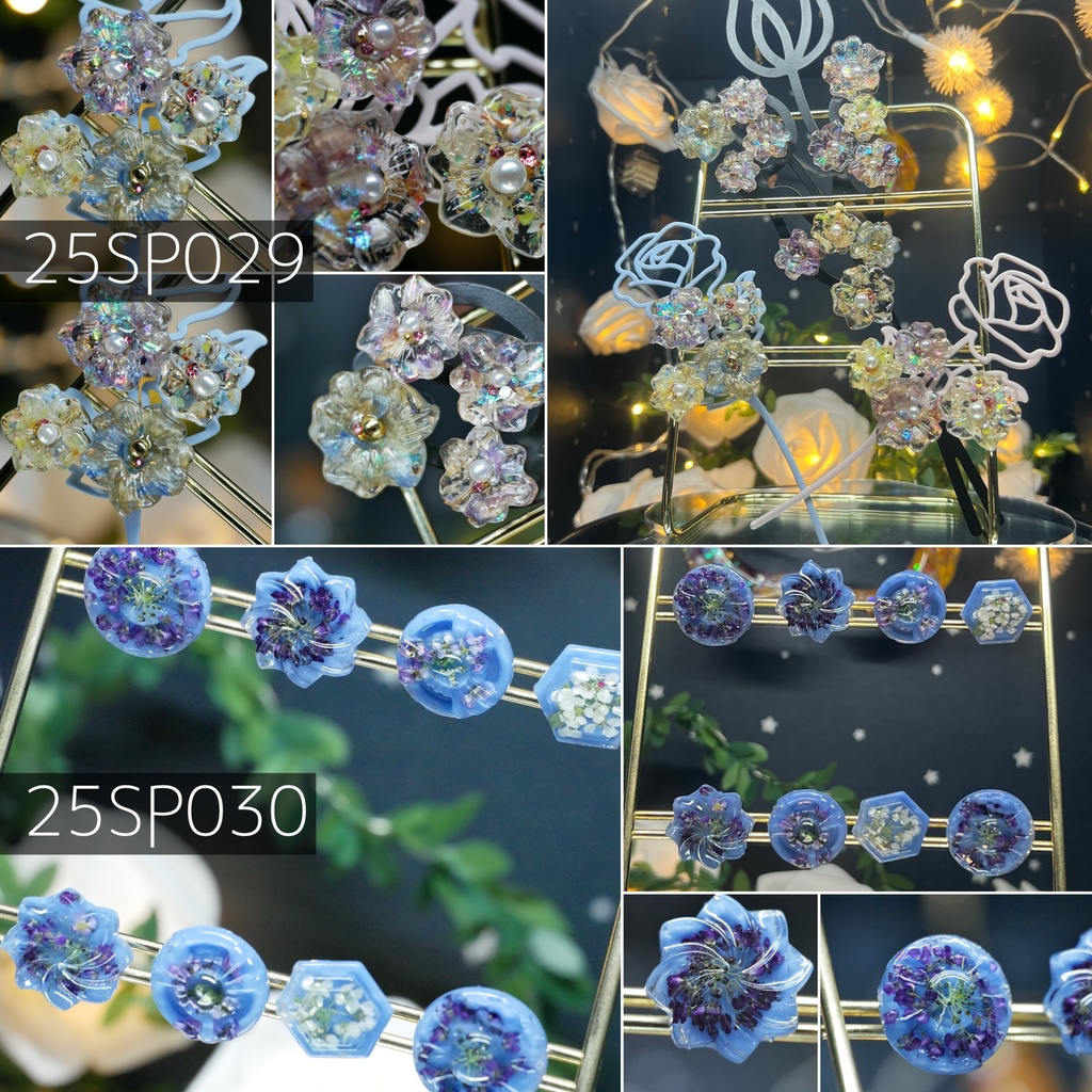 【NorthernLights】お花のマグネット4個セット