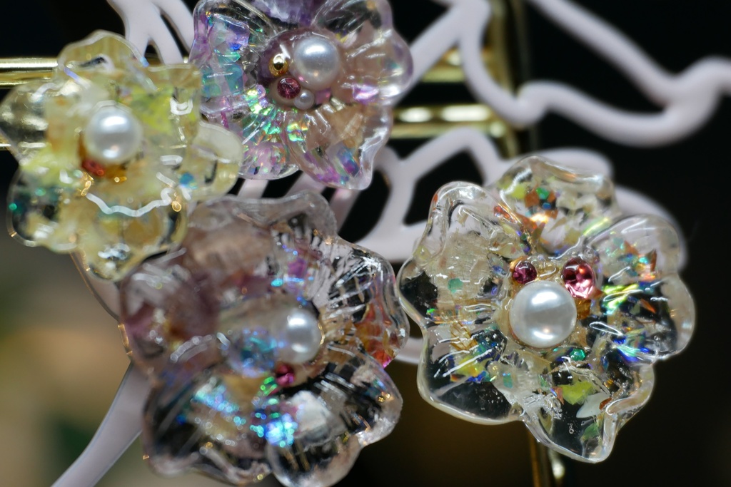 【NorthernLights】お花のマグネット4個セット