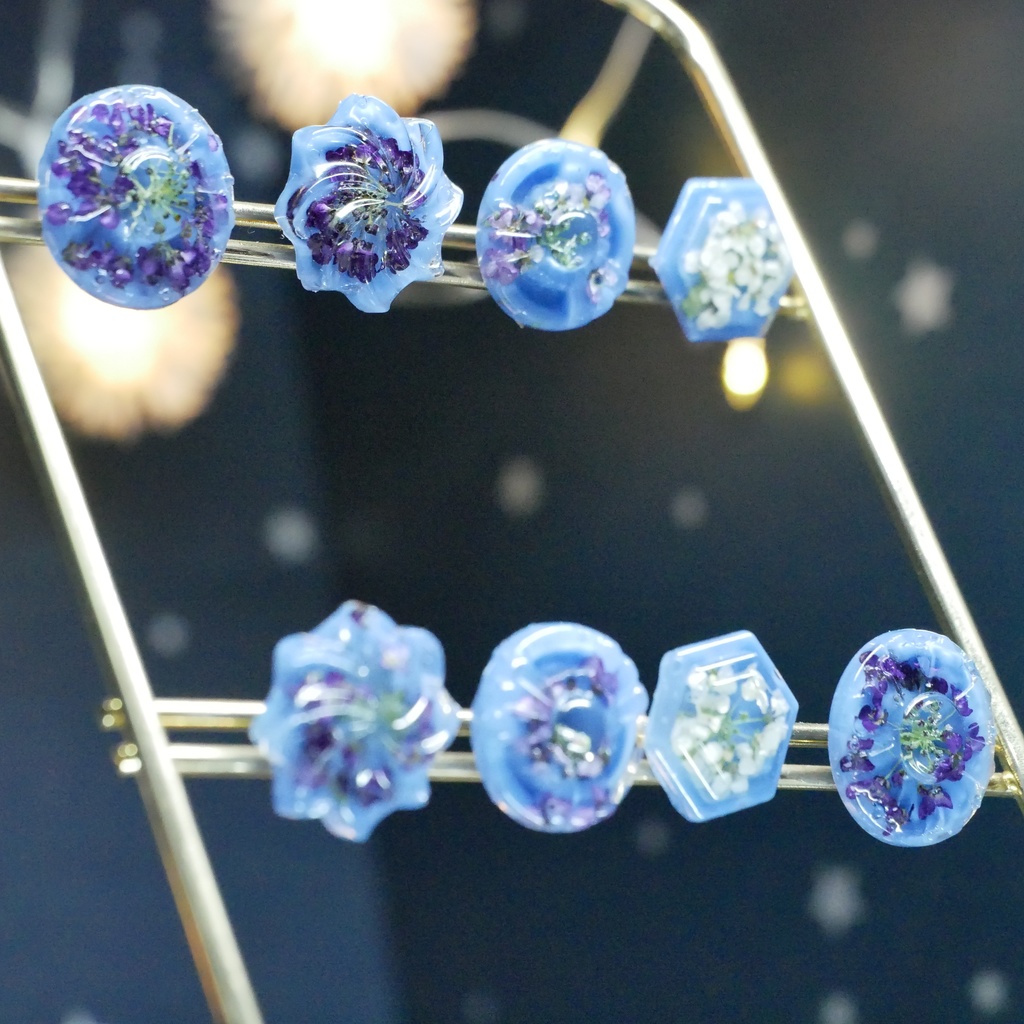 【NorthernLights】お花のマグネット4個セット