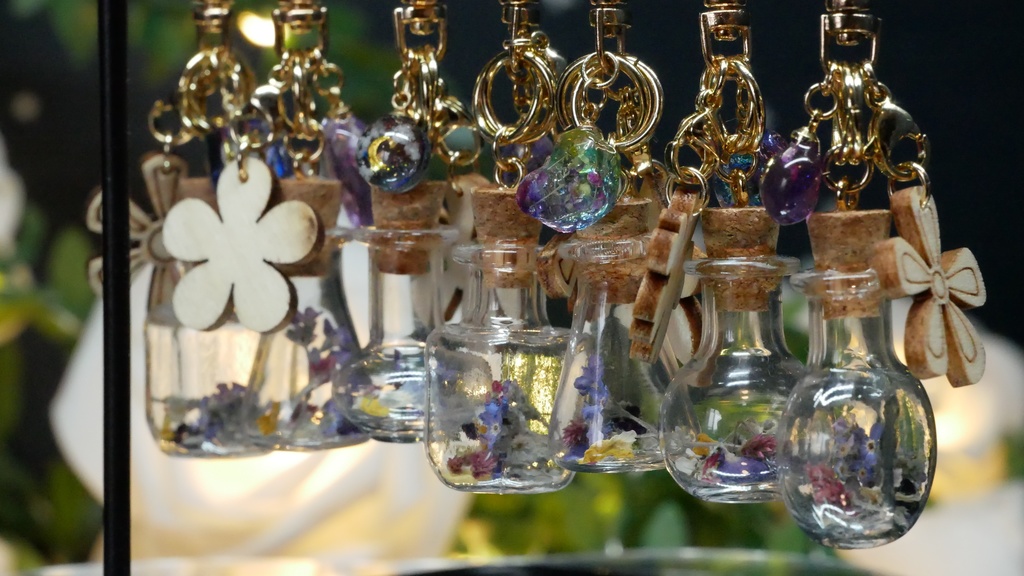 【マイガーデン】香りを持ち運べるバッグチャームA