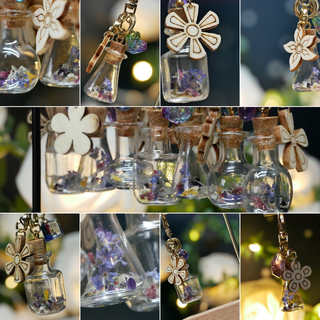 【マイガーデン】香りを持ち運べるバッグチャームA