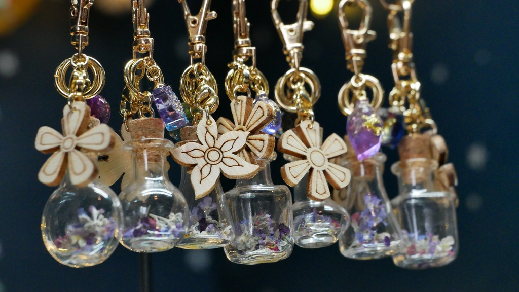 【マイガーデン】香りを持ち運べるバッグチャームA