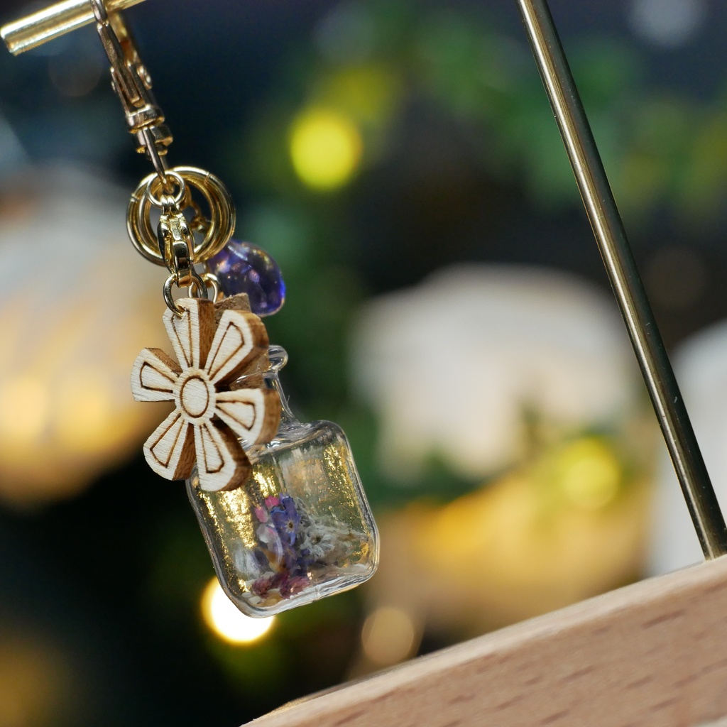 【マイガーデン】香りを持ち運べるバッグチャームA