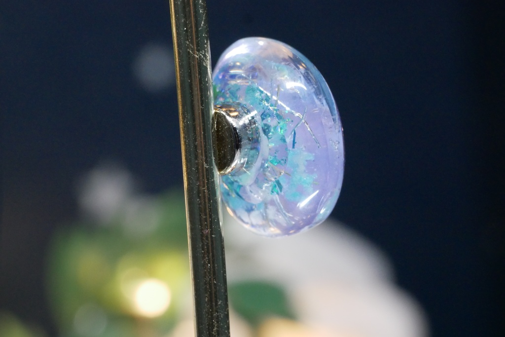 【みずのせかい】旅するクラゲのバッグチャーム