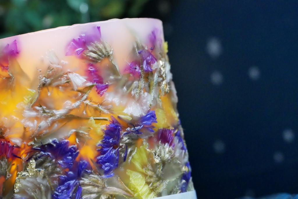 【マイガーデン】LEDキャンドル専用ボタニカルランタン -2025summer-