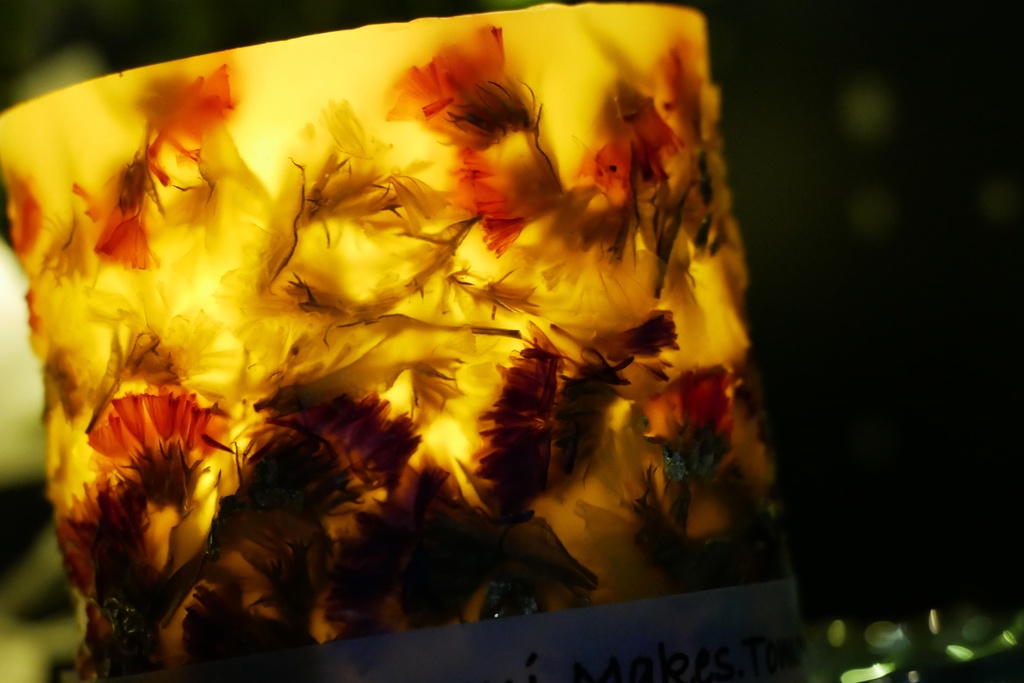 【マイガーデン】LEDキャンドル専用ボタニカルランタン -2025summer-