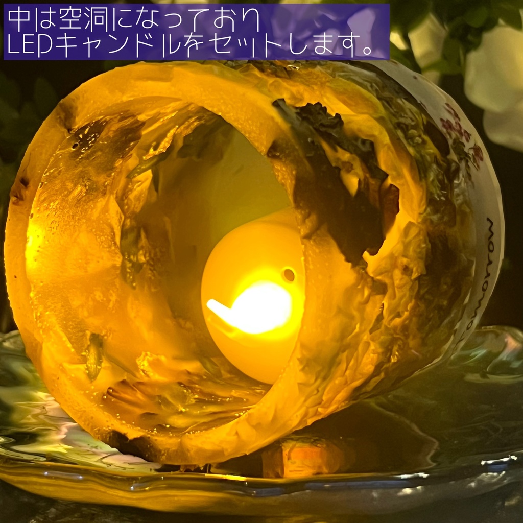 【マイガーデン】LEDキャンドル専用ボタニカルランタン -2025summer-