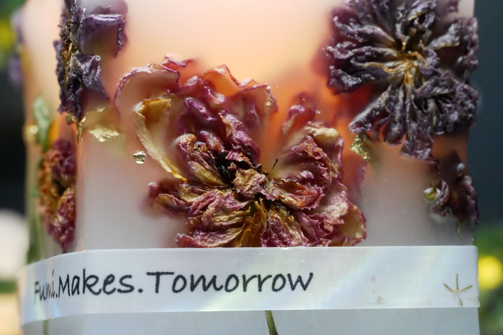 【マイガーデン】LEDキャンドル専用ボタニカルランタン -2025summer-