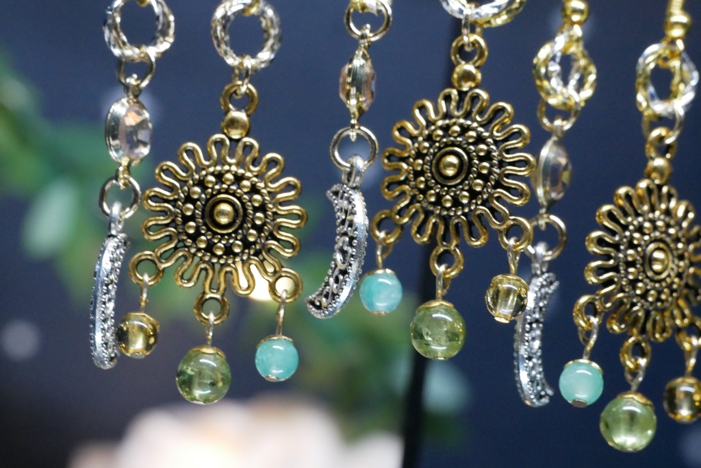 【プラネテス】サンアンドムーン アシメントリーメタルピアス