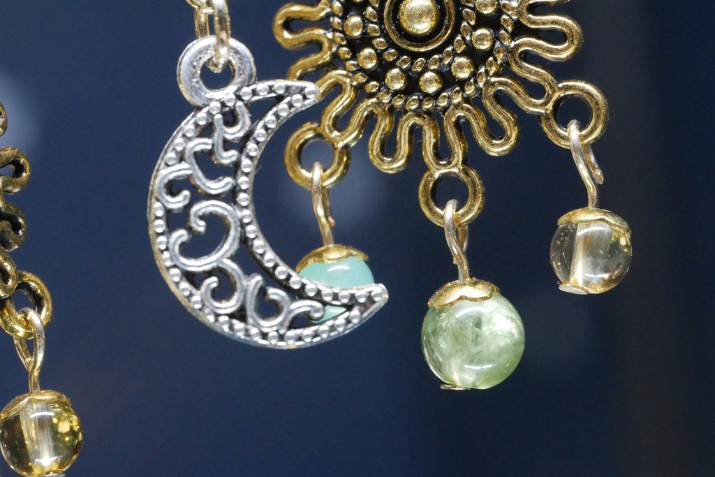 【プラネテス】サンアンドムーン アシメントリーメタルピアス