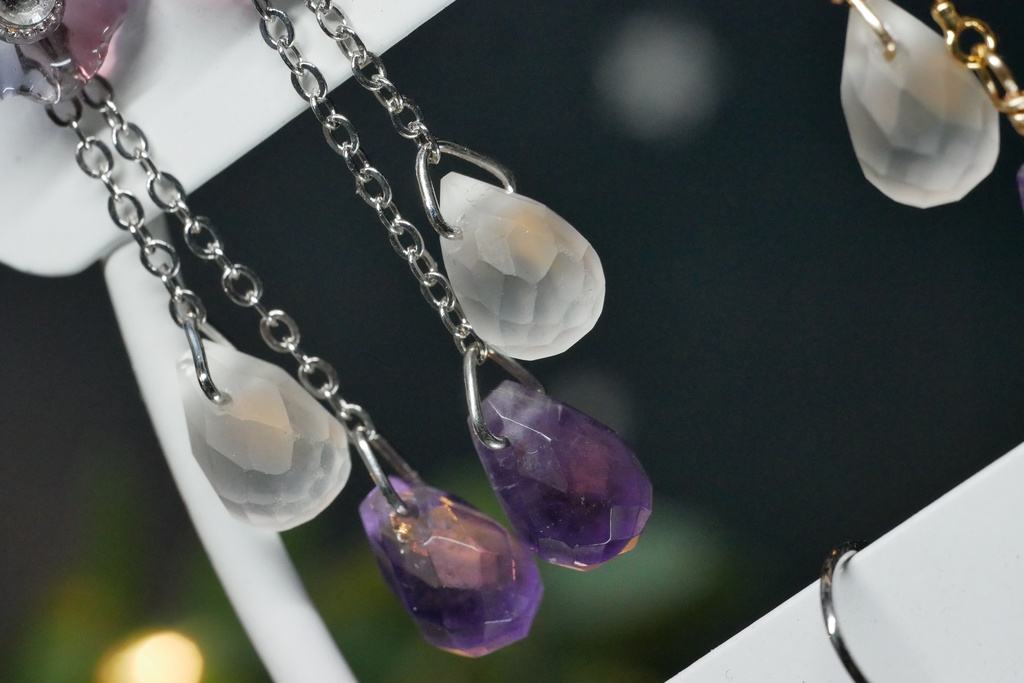 【Northern Lights】クリスタルフラワー ピアス&イヤリング 〜2025summer〜