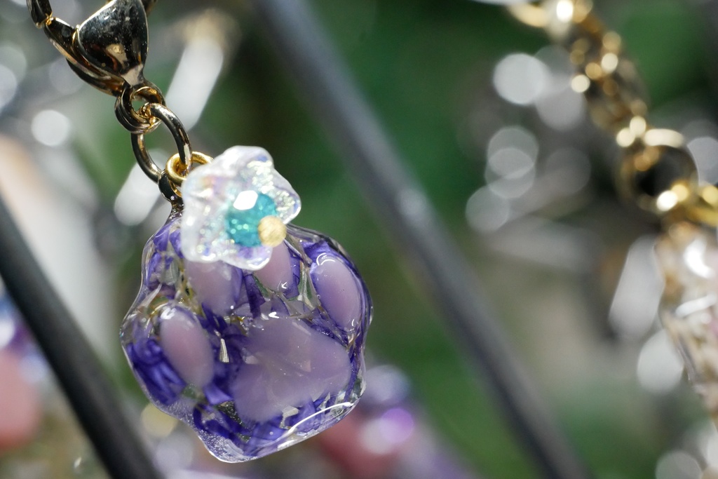 【Northern Lights】花と猫 バッグチャーム&アンブレラマーカー セット 〜2025summer〜