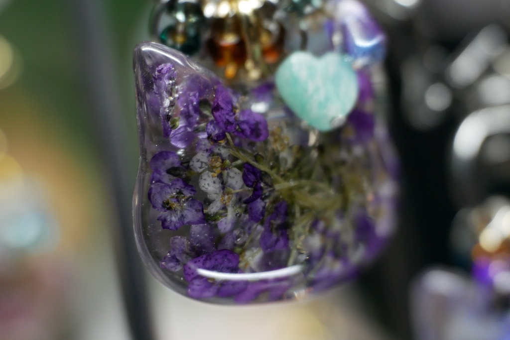 【Northern Lights】花と猫 バッグチャーム&アンブレラマーカー セット 〜2025summer〜