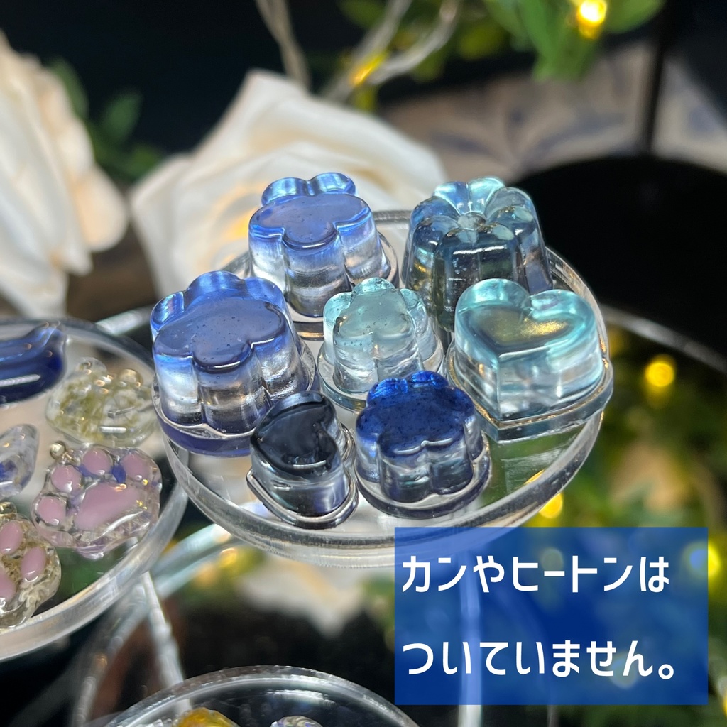 【Northern Lights】猫とスイーツのレジンパーツ詰め合わせ