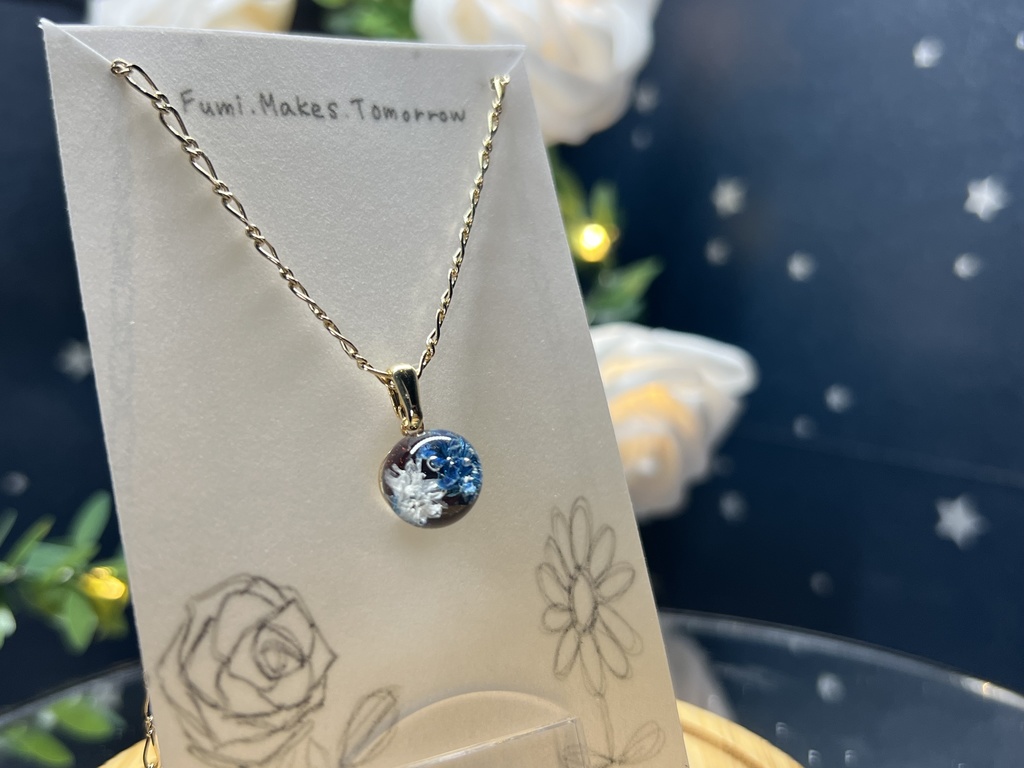 かすみそう玉のネックレス 2025FALL