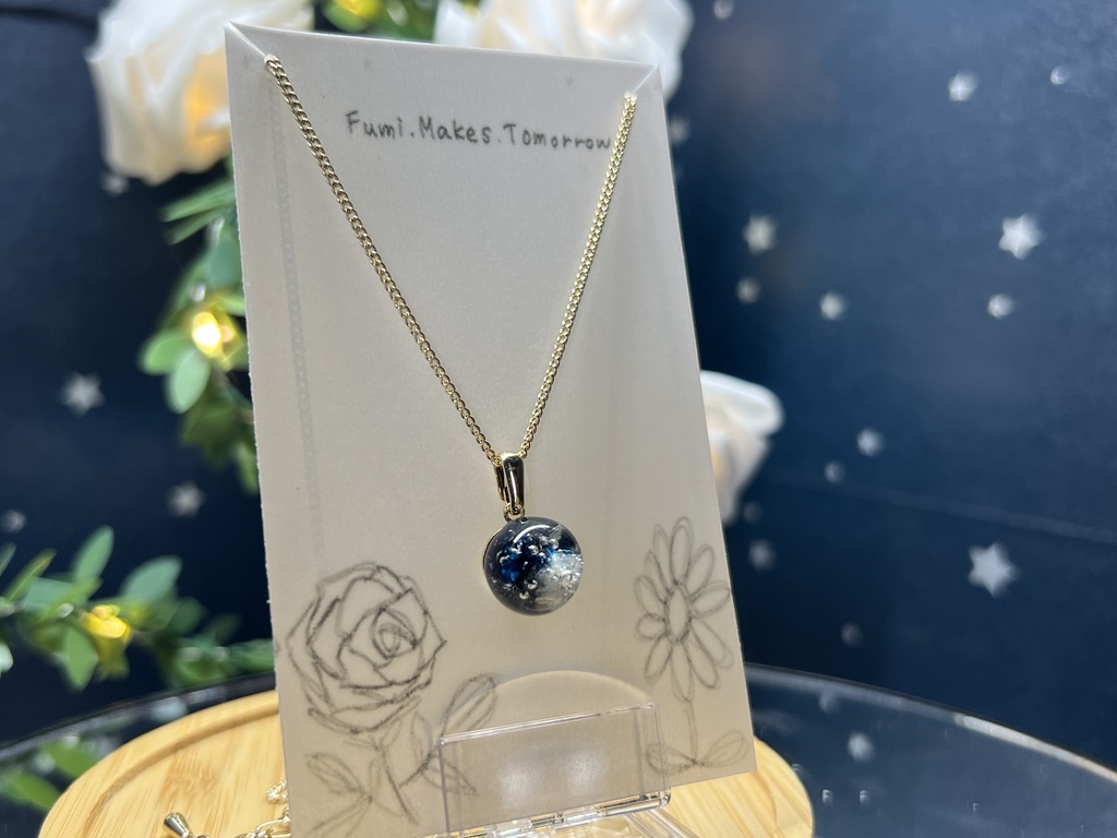 かすみそう玉のネックレス 2025FALL