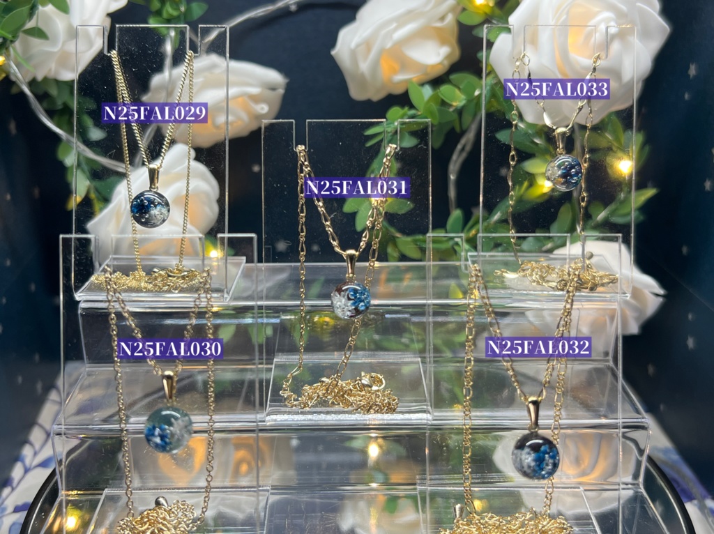 かすみそう玉のネックレス 2025FALL