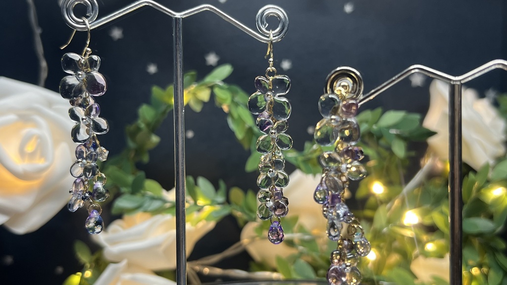 ほししずくのはな ピアス&イヤリング
