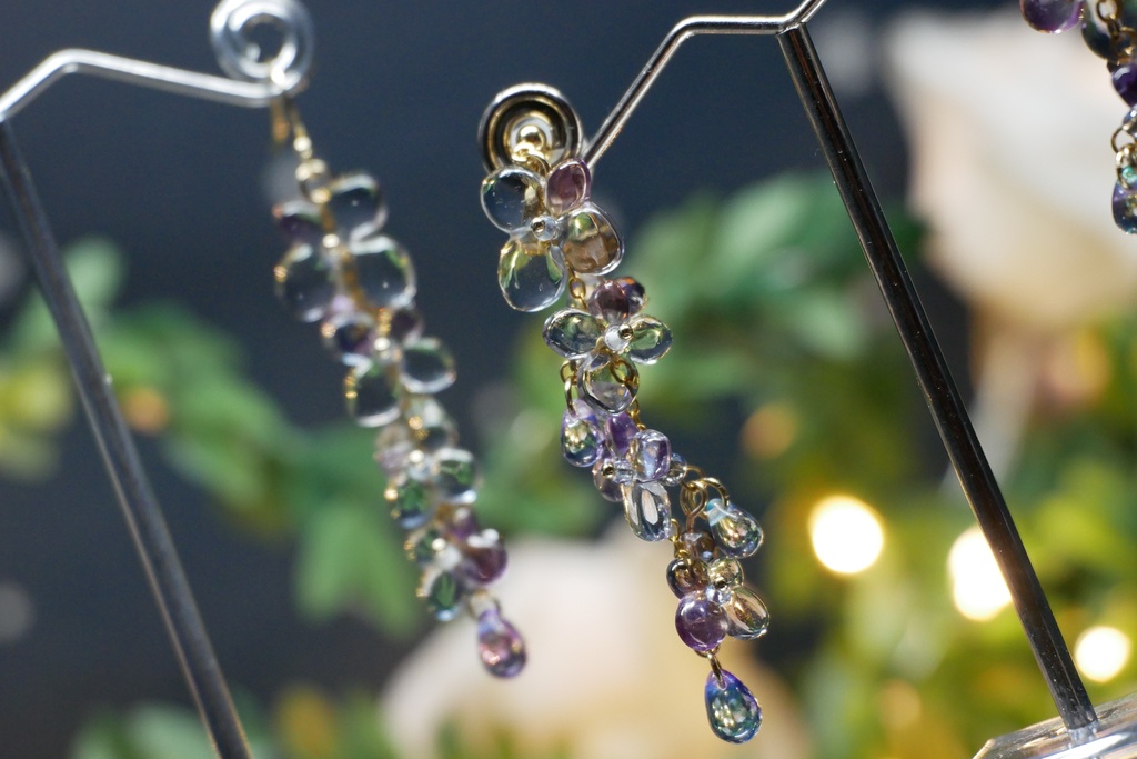 ほししずくのはな ピアス&イヤリング