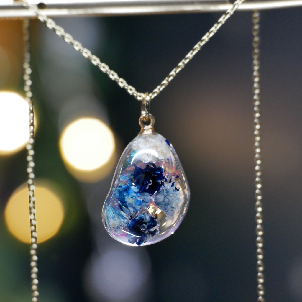 【星を育てる庭】かすみそうのネックレス&リング -2026SP ver.-