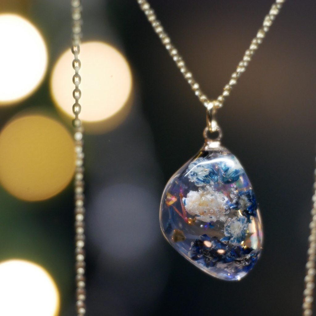 【星を育てる庭】かすみそうのネックレス&リング -2026SP ver.-