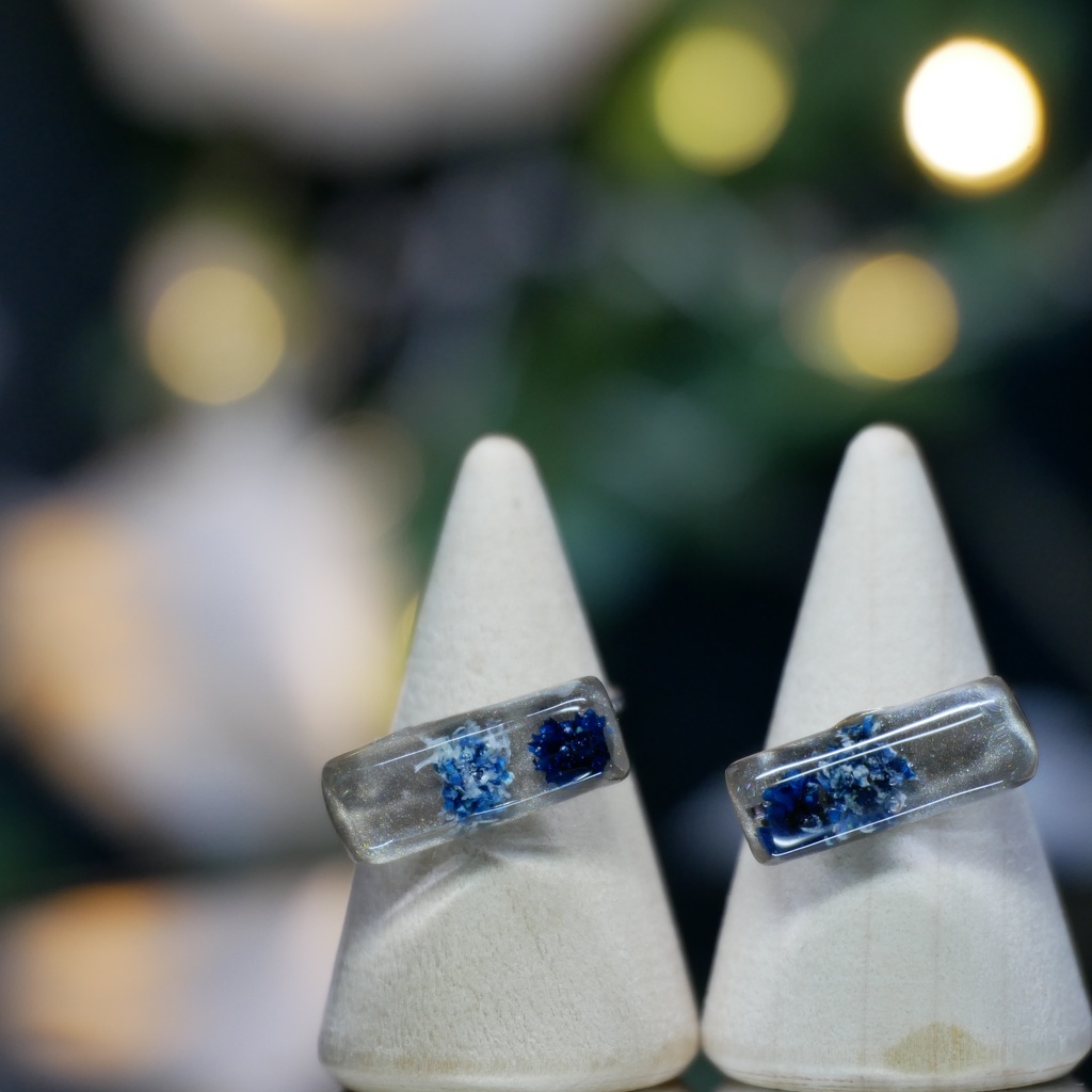 【星を育てる庭】かすみそうのネックレス&リング -2026SP ver.-