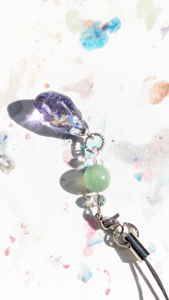 レジンチャーム 紫薫