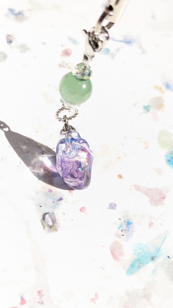 レジンチャーム 紫薫