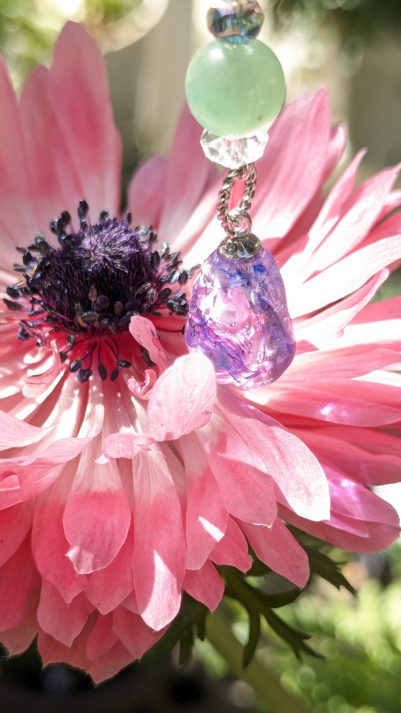 レジンチャーム 紫薫