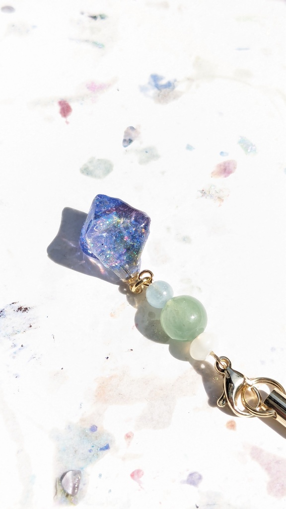 レジンチャーム ネモフィラブルー