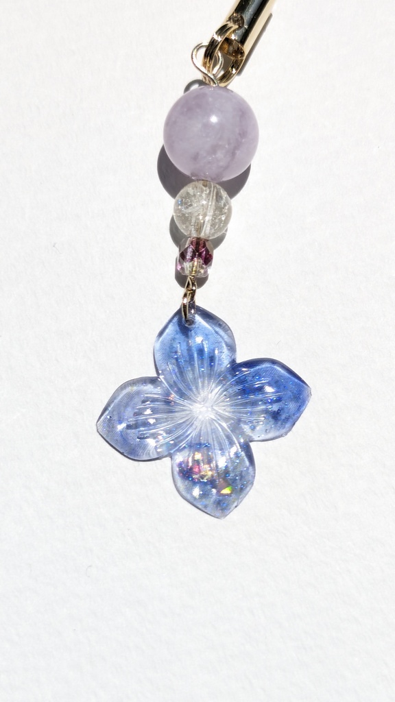 レジンチャーム　四葩～蒼