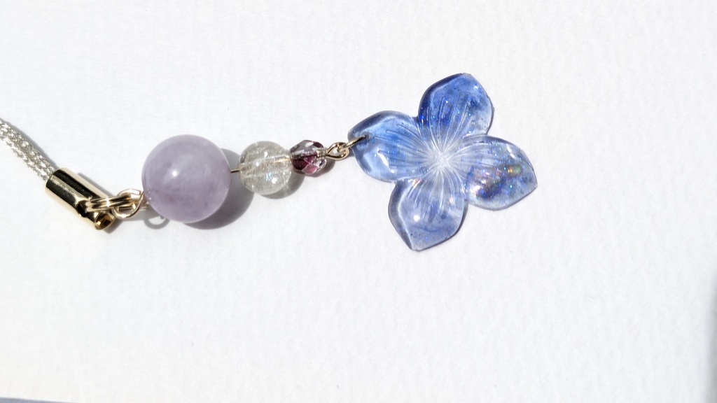 レジンチャーム 四葩~蒼