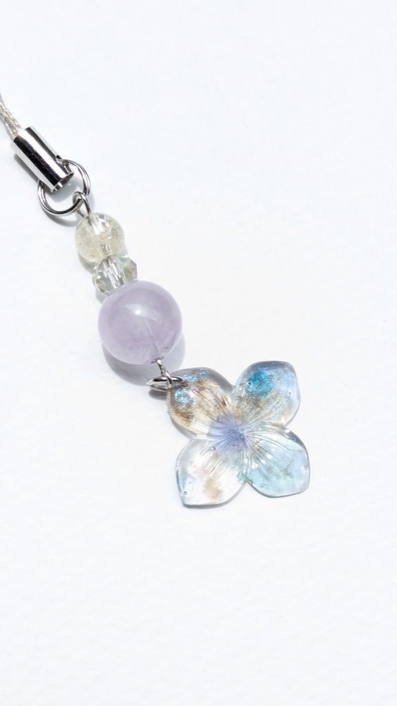 レジンチャーム 四葩~碧