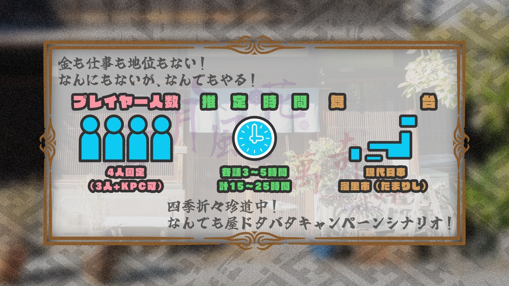 【CoC】雪月風花萬奇譚【DL版】