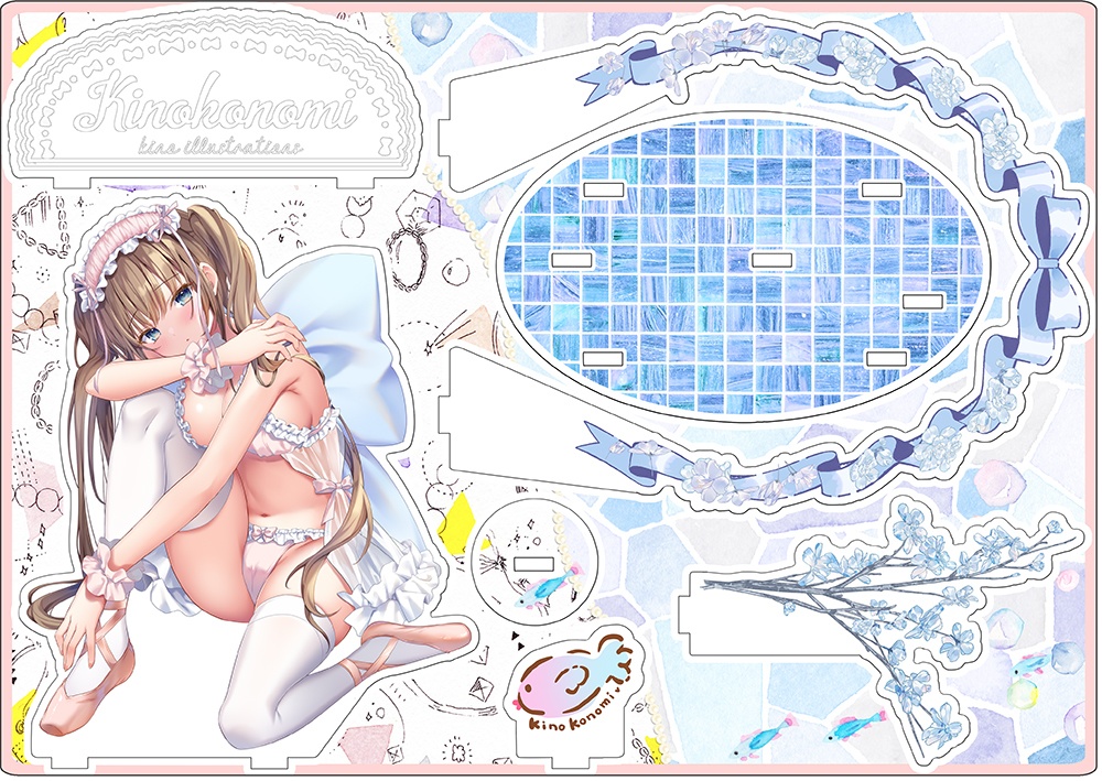 ~セレニティリボン~アクリルジオラマ