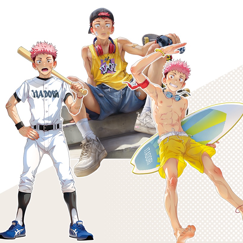 【杯面先生】呪術廻戦盛夏の虎杖悠仁同人グッズ