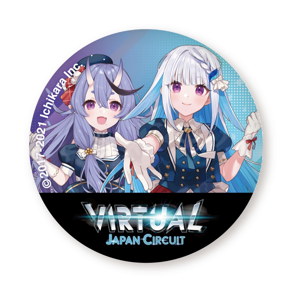 【Virtual Japan Circuit Hiroshima】限定缶バッチ(全14種・ランダム)