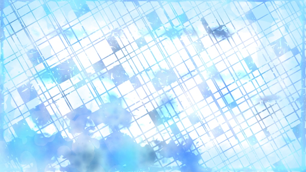 【配信素材】水色ダイヤ