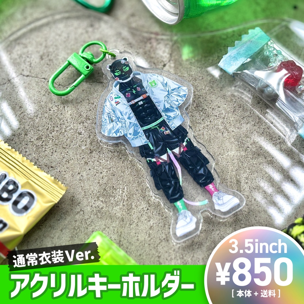 [万雷デンチ]アクリルキーホルダー[通常衣装]