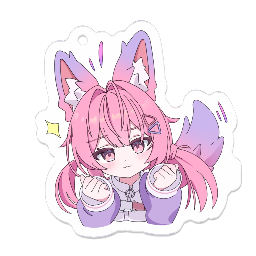 【アクリルキーホルダー】プラムちゃん A