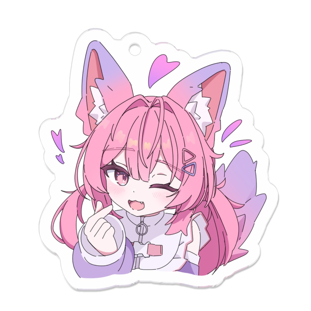 【アクリルキーホルダー】プラムちゃん B