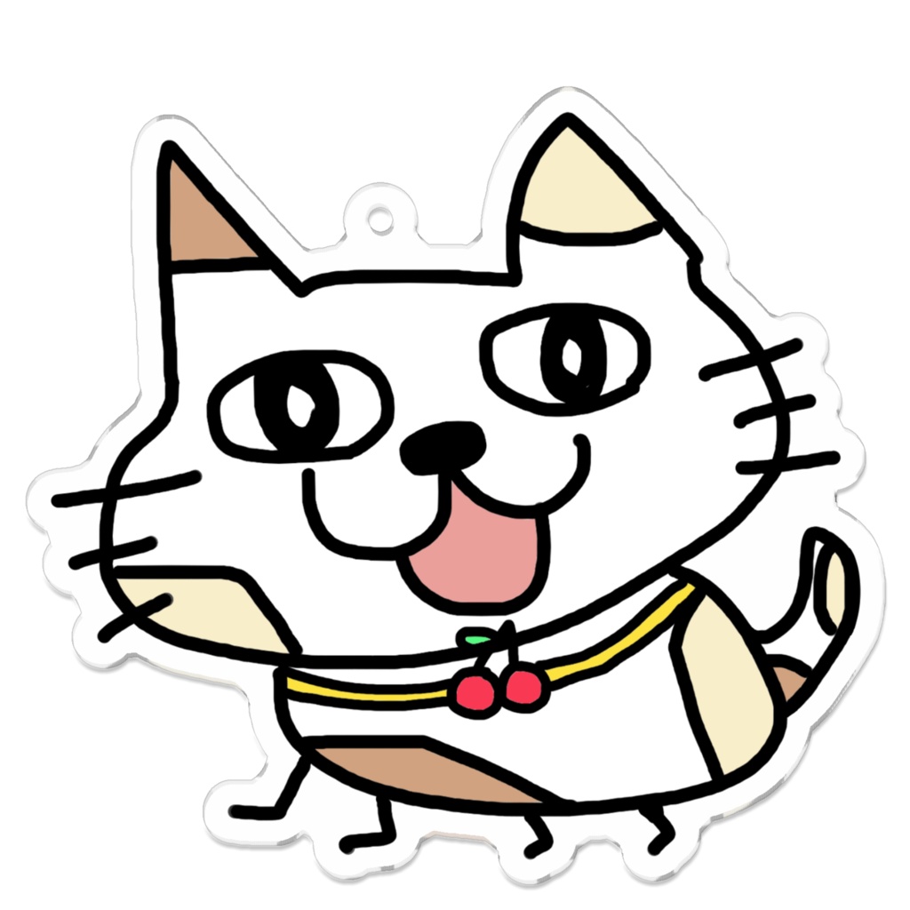 ざつなねこアクキー