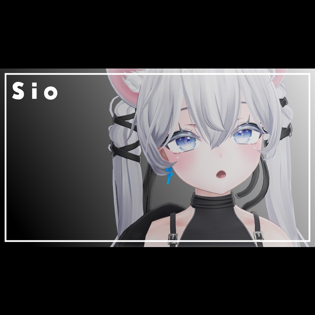 【無料】結束バンドピアス -Ziptie Earring- VRChat想定