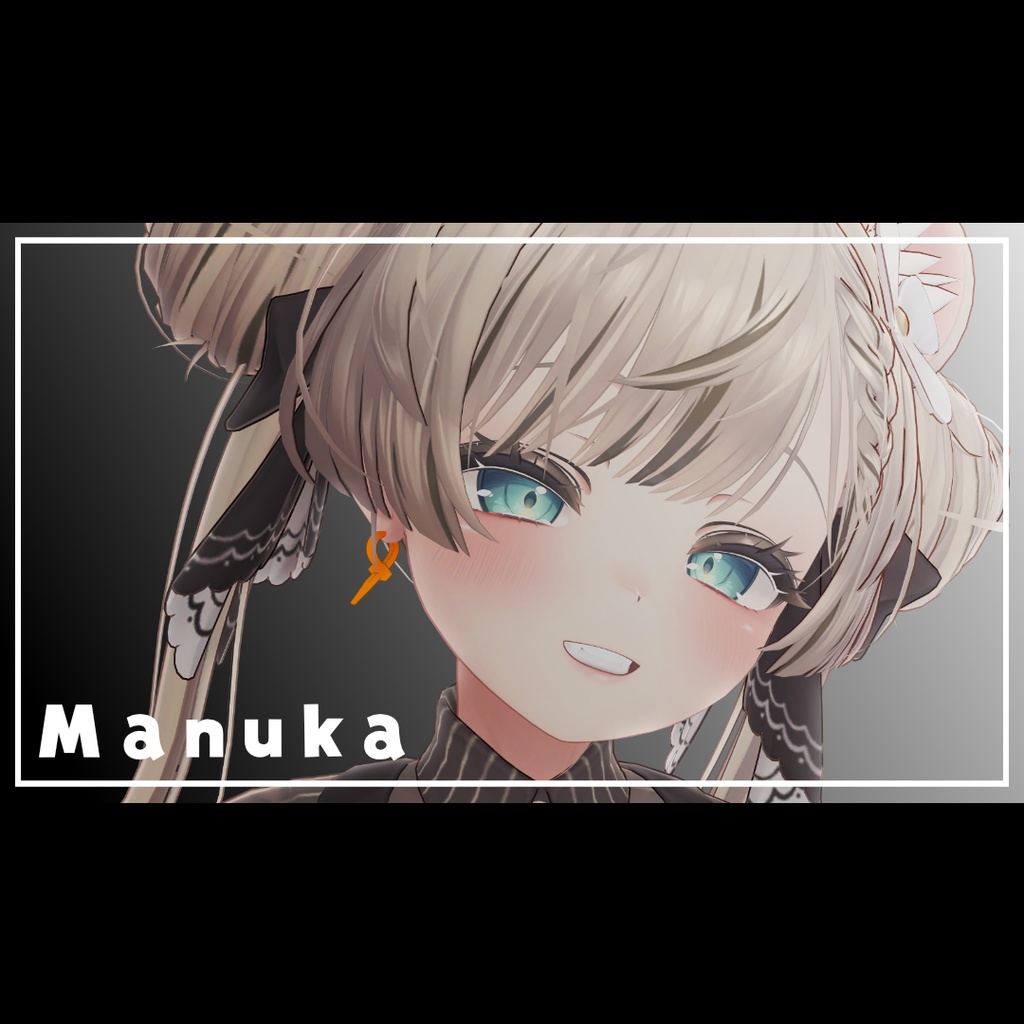 【無料】結束バンドピアス -Ziptie Earring- VRChat想定