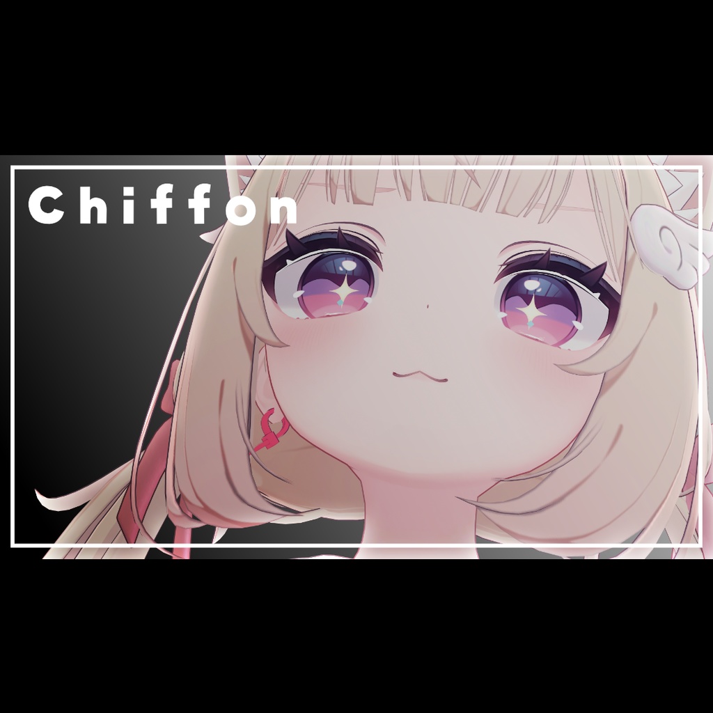 【無料】結束バンドピアス -Ziptie Earring- VRChat想定