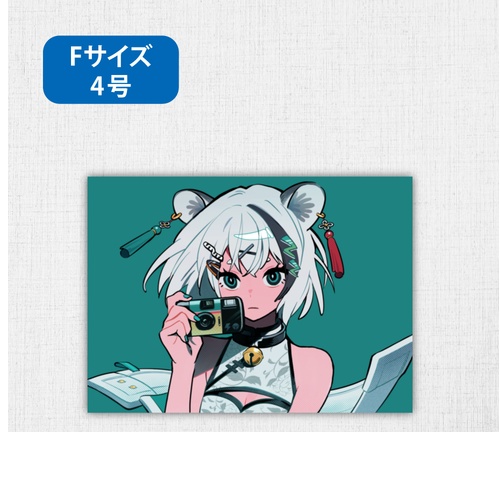 【〆ました！】キャンバスアート「うつるんです」