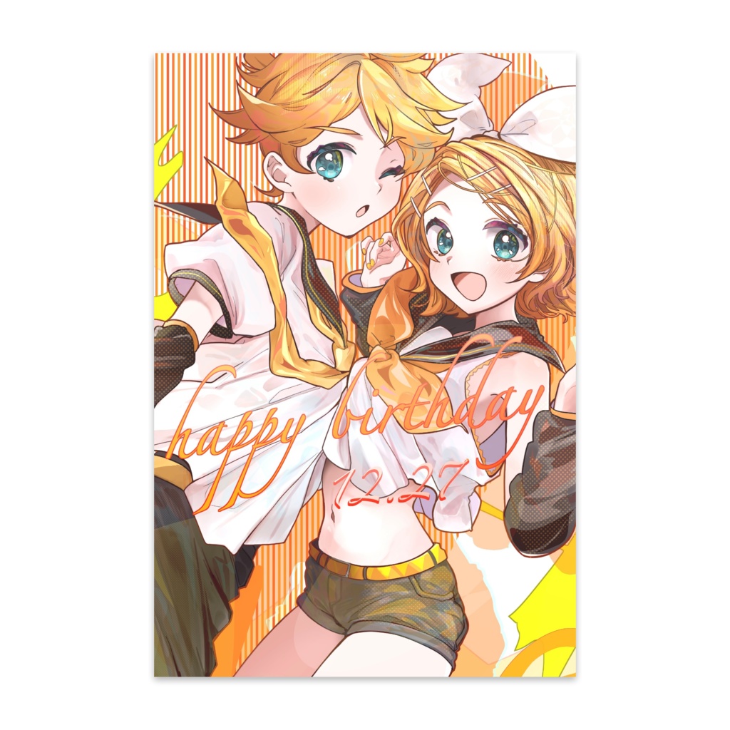 鏡音リンレン17th ポストカード