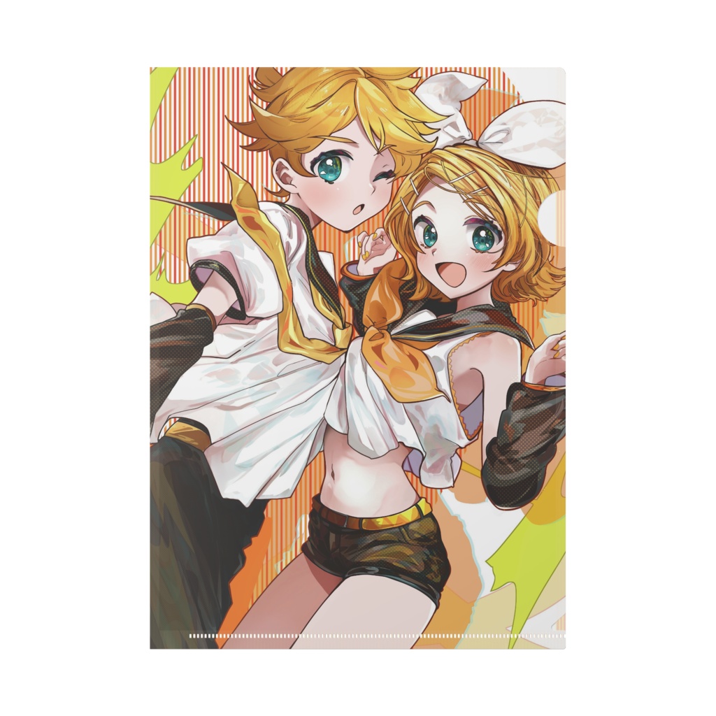 鏡音リン・レン クリアファイル Happy 17th Anniversary
