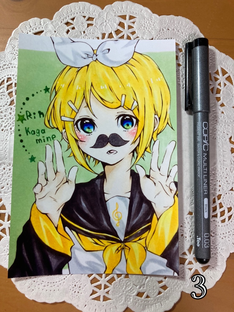 【ポストカード】鏡音リン・GUMI・エネ