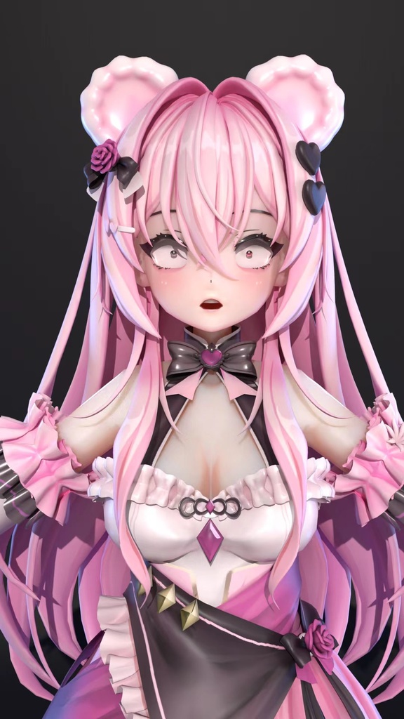 オリジナル3Dモデル【小丑熊】